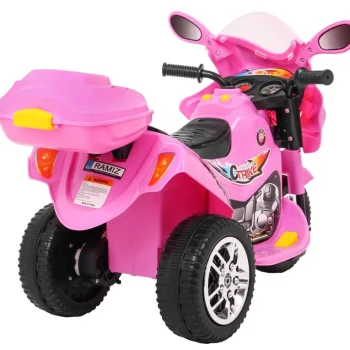 Bjx 088 Električni Tricikl Za Najmlađu Djecu Roza + Zvuci + Svjetla Motor Na Akumulator 7