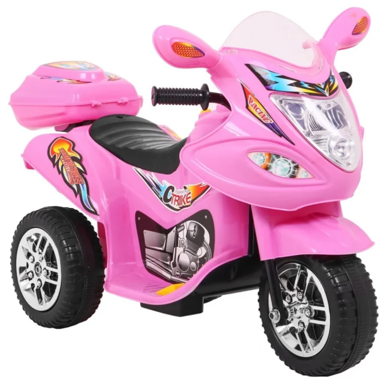 Bjx 088 Električni Tricikl Za Najmlađu Djecu Roza + Zvuci + Svjetla Motor Na Akumulator 8