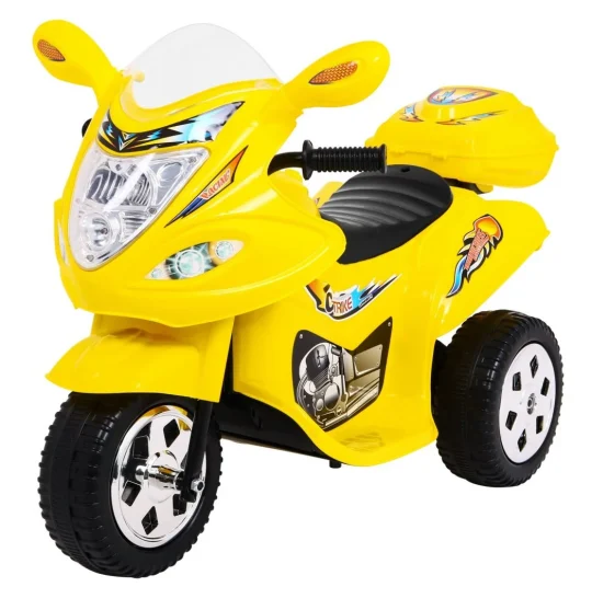 Bjx 088 Električni Tricikl Za Najmlađu Djecu Žuti + Zvuci + Svjetla, žuta Motor Na Akumulator 1