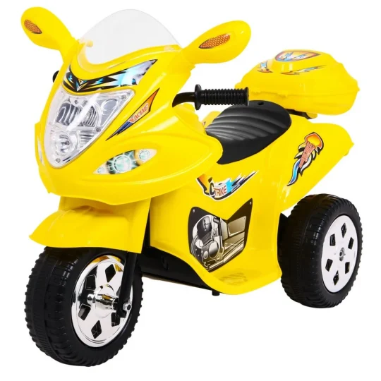 Bjx 088 Električni Tricikl Za Najmlađu Djecu Žuti + Zvuci + Svjetla, žuta Motor Na Akumulator 1
