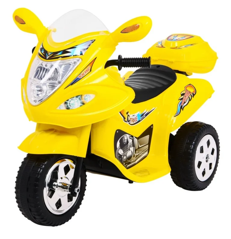 Bjx 088 Električni Tricikl Za Najmlađu Djecu Žuti + Zvuci + Svjetla, žuta Motor Na Akumulator 1