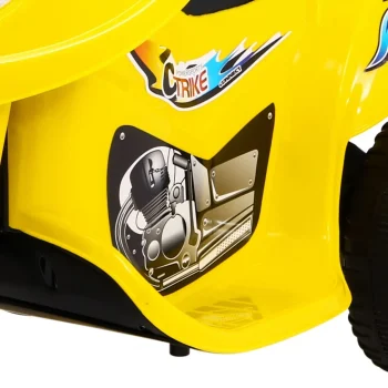Bjx 088 Električni Tricikl Za Najmlađu Djecu Žuti + Zvuci + Svjetla, žuta Motor Na Akumulator 10