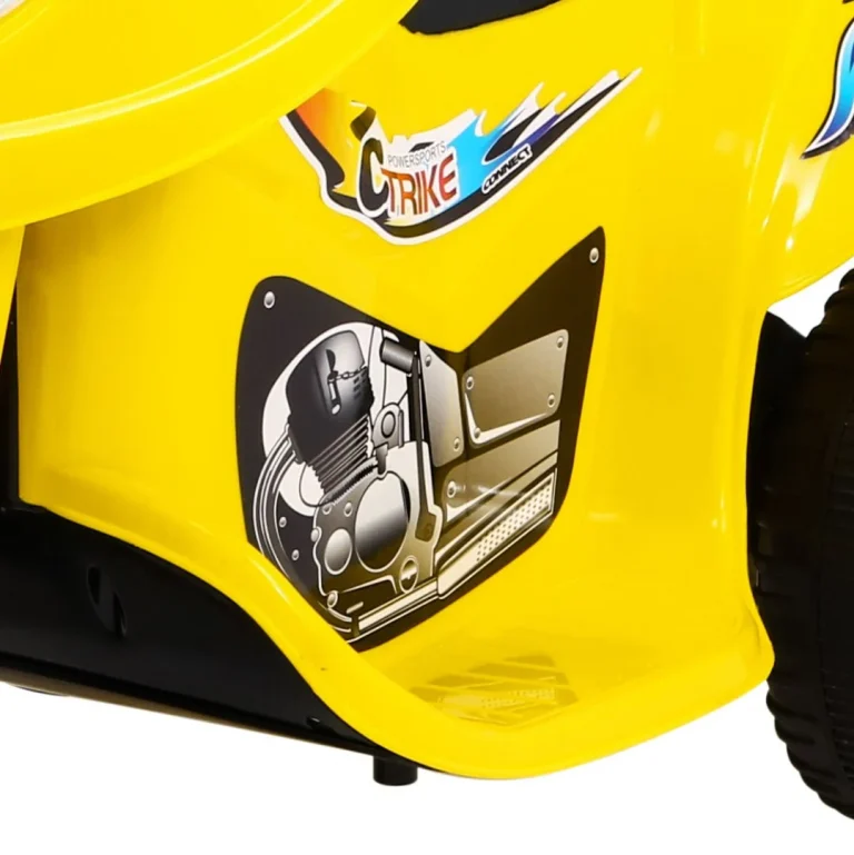 Bjx 088 Električni Tricikl Za Najmlađu Djecu Žuti + Zvuci + Svjetla, žuta Motor Na Akumulator 10