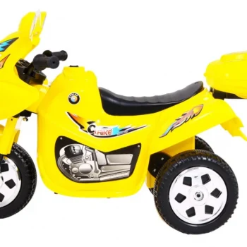 Bjx 088 Električni Tricikl Za Najmlađu Djecu Žuti + Zvuci + Svjetla, žuta Motor Na Akumulator 4