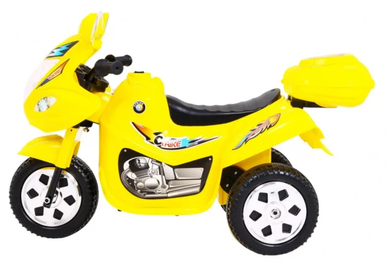 Bjx 088 Električni Tricikl Za Najmlađu Djecu Žuti + Zvuci + Svjetla, žuta Motor Na Akumulator 4