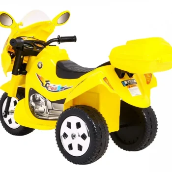 Bjx 088 Električni Tricikl Za Najmlađu Djecu Žuti + Zvuci + Svjetla, žuta Motor Na Akumulator 5