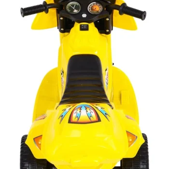 Bjx 088 Električni Tricikl Za Najmlađu Djecu Žuti + Zvuci + Svjetla, žuta Motor Na Akumulator 6