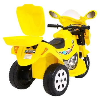 Bjx 088 Električni Tricikl Za Najmlađu Djecu Žuti + Zvuci + Svjetla, žuta Motor Na Akumulator 7