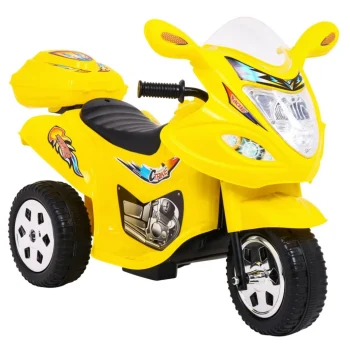 Bjx 088 Električni Tricikl Za Najmlađu Djecu Žuti + Zvuci + Svjetla, žuta Motor Na Akumulator 8