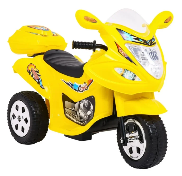 Bjx 088 Električni Tricikl Za Najmlađu Djecu Žuti + Zvuci + Svjetla, žuta Motor Na Akumulator 8