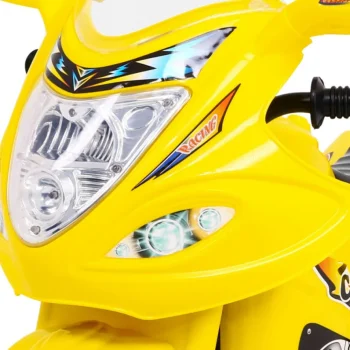 Bjx 088 Električni Tricikl Za Najmlađu Djecu Žuti + Zvuci + Svjetla, žuta Motor Na Akumulator 9
