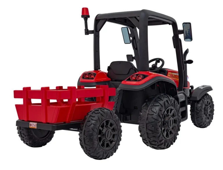 Blast Traktor S Prikolicom Crveni 24v 12