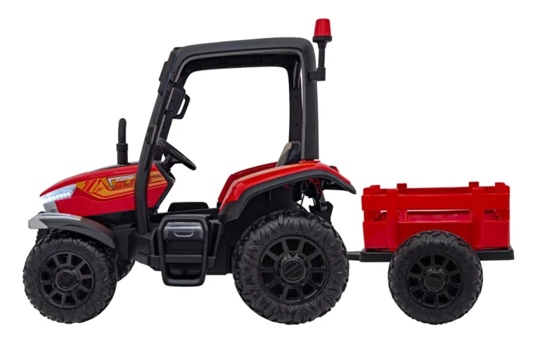 Blast Traktor S Prikolicom Crveni 24v 7