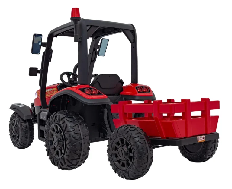 Blast Traktor S Prikolicom Crveni 24v 9