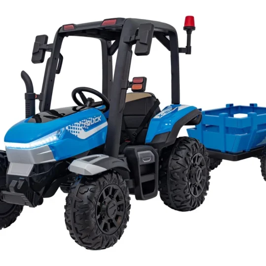 Blast Traktor S Prikolicom Plavi 24v 1