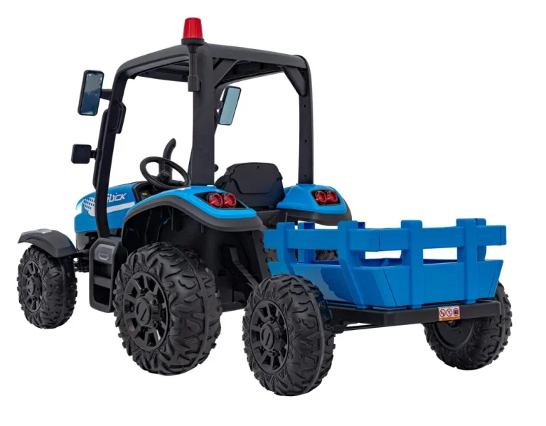 Blast Traktor S Prikolicom Plavi 24v 10