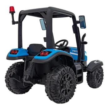 Blast Traktor S Prikolicom Plavi 24v 12