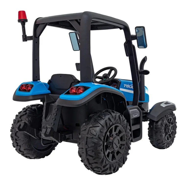 Blast Traktor S Prikolicom Plavi 24v 12