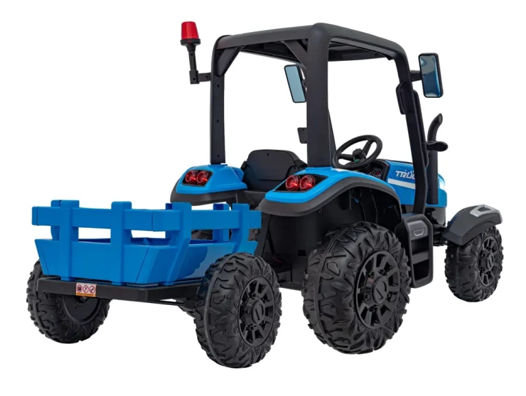 Blast Traktor S Prikolicom Plavi 24v 13