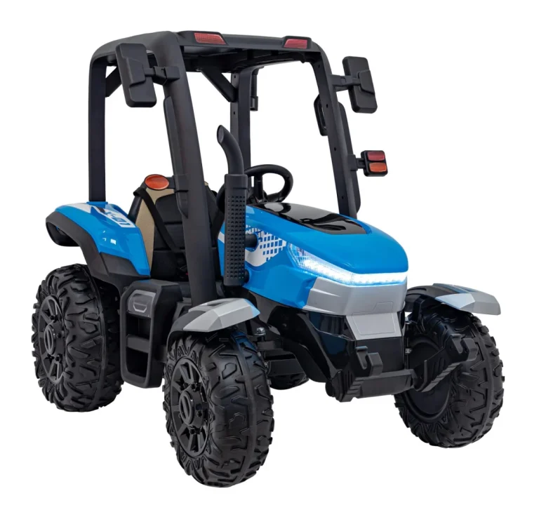 Blast Traktor S Prikolicom Plavi 24v 14
