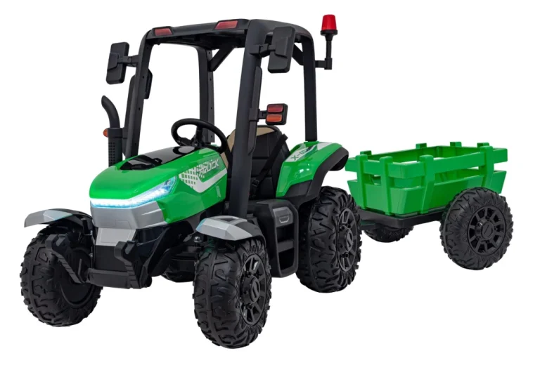 Blast Traktor S Prikolicom Zeleni 24v 1