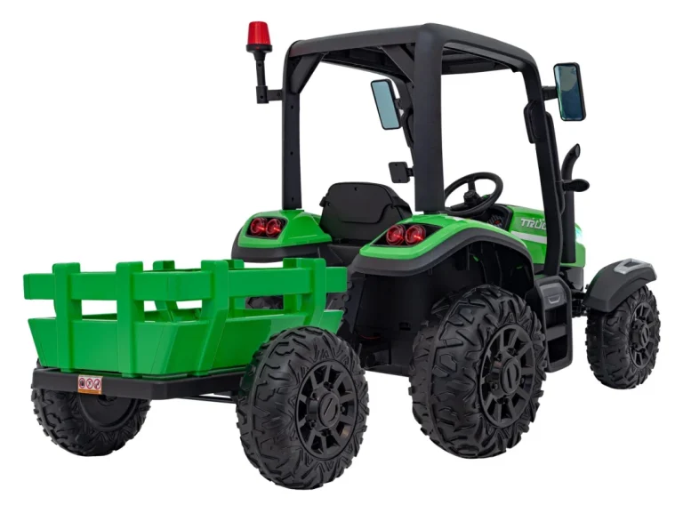 Blast Traktor S Prikolicom Zeleni 24v 14