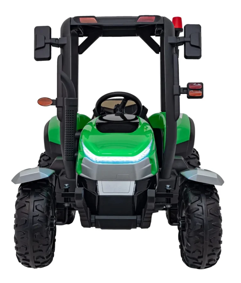 Blast Traktor S Prikolicom Zeleni 24v 4
