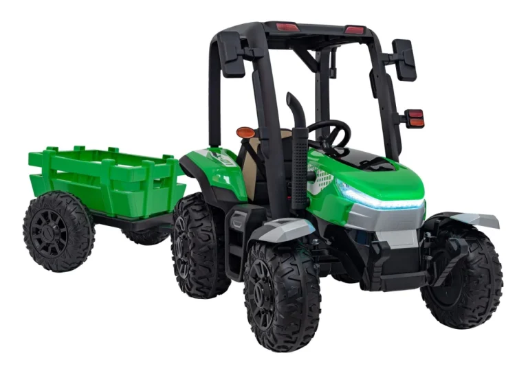 Blast Traktor S Prikolicom Zeleni 24v 7