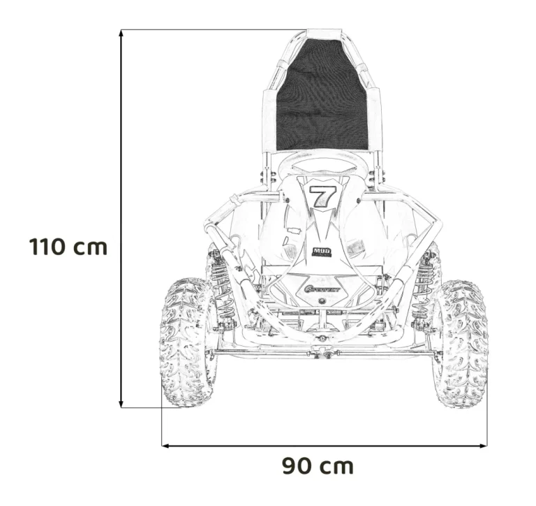 Blatno ČudoviŠte Crno Vozilo Buggy Na Akumulator 2