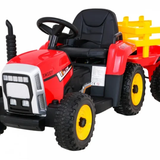 Blow Traktor S Prikolicom Na Akumulator Crveni 1