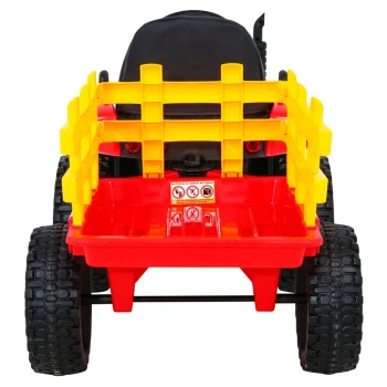Blow Traktor S Prikolicom Na Akumulator Crveni 6