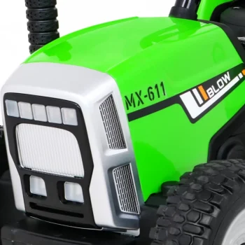 Blow Traktor S Prikolicom Na Akumulator Zeleni 10