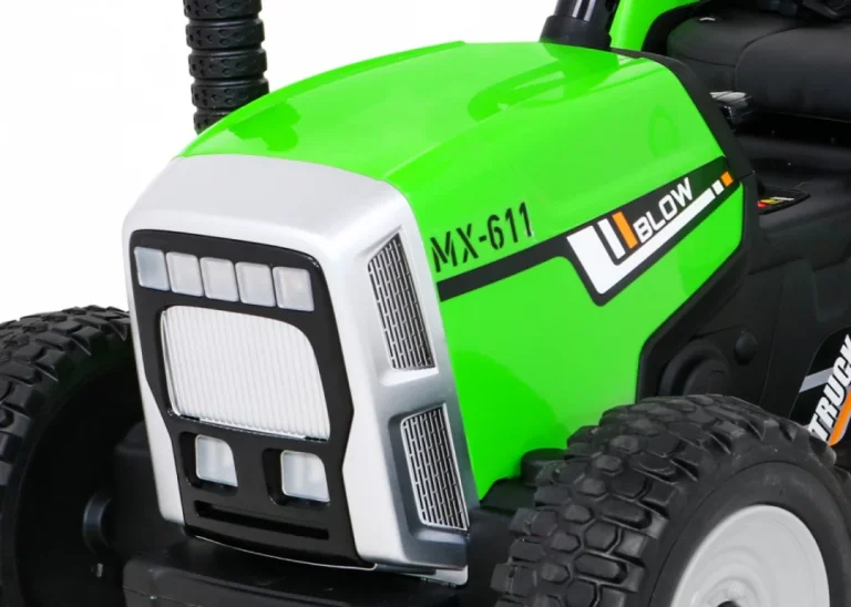 Blow Traktor S Prikolicom Na Akumulator Zeleni 10
