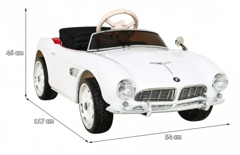 Bmw 507 Retro Auto Na Akumulator Bijeli 2