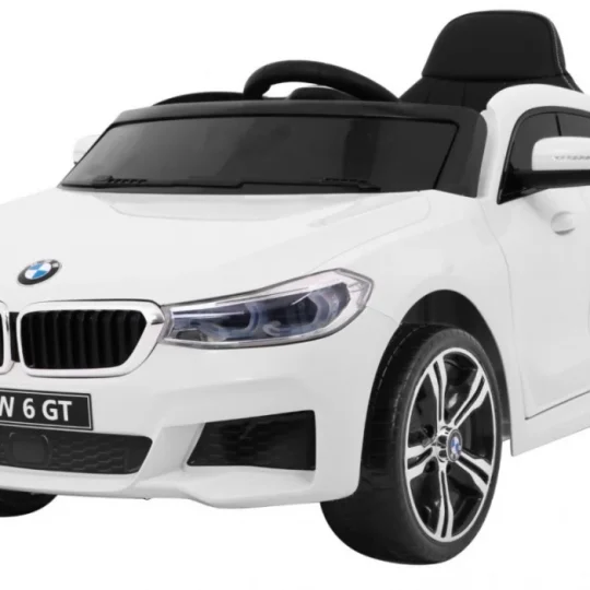 Bmw 6 Gt Automobil Na Baterije Bijeli + Daljinski Upravljač + Spori Start + Eva, Bijela 1
