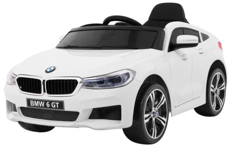 Bmw 6 Gt Automobil Na Baterije Bijeli + Daljinski Upravljač + Spori Start + Eva, Bijela 1