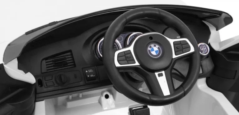 Bmw 6 Gt Automobil Na Baterije Bijeli + Daljinski Upravljač + Spori Start + Eva, Bijela 10