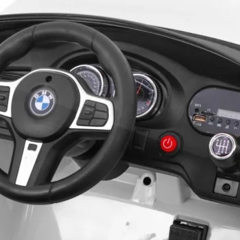 Bmw 6 Gt Automobil Na Baterije Bijeli + Daljinski Upravljač + Spori Start + Eva, Bijela 11