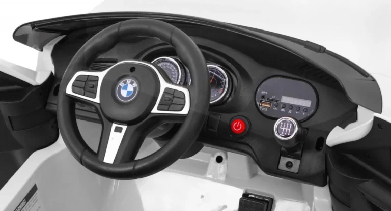 Bmw 6 Gt Automobil Na Baterije Bijeli + Daljinski Upravljač + Spori Start + Eva, Bijela 11