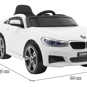 Bmw 6 Gt Automobil Na Baterije Bijeli + Daljinski Upravljač + Spori Start + Eva, Bijela 2