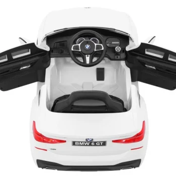 Bmw 6 Gt Automobil Na Baterije Bijeli + Daljinski Upravljač + Spori Start + Eva, Bijela 7