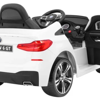 Bmw 6 Gt Automobil Na Baterije Bijeli + Daljinski Upravljač + Spori Start + Eva, Bijela 8