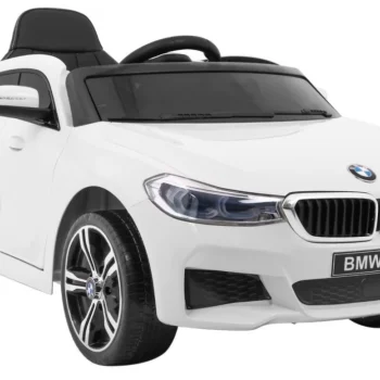 Bmw 6 Gt Automobil Na Baterije Bijeli + Daljinski Upravljač + Spori Start + Eva, Bijela 9