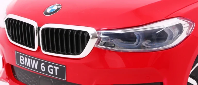 Bmw 6 Gt Crveni Automobil Na Baterije + Daljinski Upravljač, Crvena 13