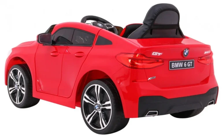 Bmw 6 Gt Crveni Automobil Na Baterije + Daljinski Upravljač, Crvena 5