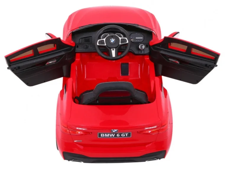 Bmw 6 Gt Crveni Automobil Na Baterije + Daljinski Upravljač, Crvena 6