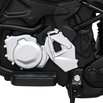 Bmw F850 Gs Dječji Motocikl Na Baterije Bijeli + Pomoćni Kotači + Audio Led + Spori Start, Bijela Motor Na Akumulator 12