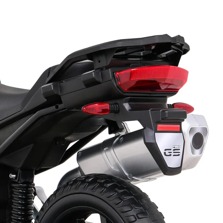 Bmw F850 Gs Dječji Motocikl Na Baterije Bijeli + Pomoćni Kotači + Audio Led + Spori Start, Bijela Motor Na Akumulator 13