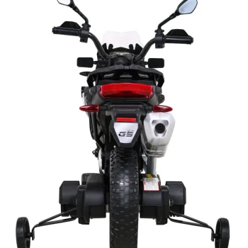 Bmw F850 Gs Dječji Motocikl Na Baterije Bijeli + Pomoćni Kotači + Audio Led + Spori Start, Bijela Motor Na Akumulator 8