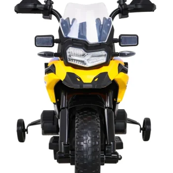 Bmw F850 Gs Dječji Motocikl Na Baterije žuti + Pomoćni Kotači + Audio Led + Spori Start + Eva, žuta Motor Na Akumulator 3